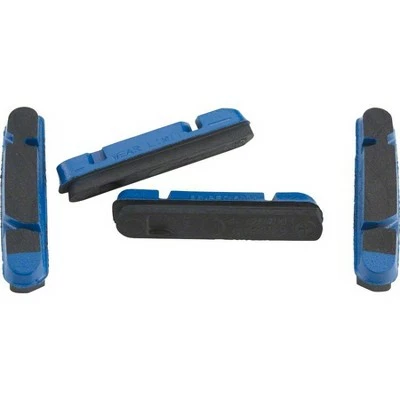 Campagnolo Bolt In Caliper Brake Pads for PEO Rims - Set of 4 v2 Blue and Black 3 Campagnolo Bolt In Caliper Brake Pads for PEO Rims - Set of 4 v2 Blue and Black
