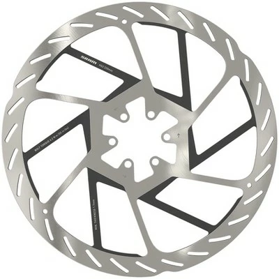 SRAM HS2 Disc Brake Rotor - 220mm, 6-Bolt, Rounded, Silver/Black 3 SRAM HS2 Disc Brake Rotor - 220mm, 6-Bolt, Rounded, Silver/Black