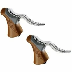 TRP RRL-SR Singlespeed/Fixed Gear Brake Lever Drop Bar Pair Brown/Silver