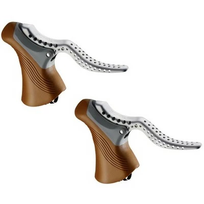 TRP RRL-SR Singlespeed/Fixed Gear Brake Lever Drop Bar Pair Brown/Silver 3 TRP RRL-SR Singlespeed/Fixed Gear Brake Lever Drop Bar Pair Brown/Silver