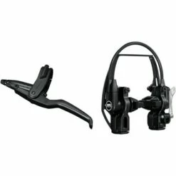 Magura HS11 Linear Pull Brake and Lever - Front or Rear, 4-Finger Lever, Black
