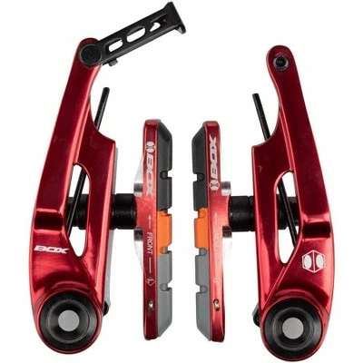 BOX One V-Brakes Linear Pull Brake 85mm Reach Red CNC Machined Bike Brakes 3 BOX One V-Brakes Linear Pull Brake 85mm Reach Red CNC Machined Bike Brakes
