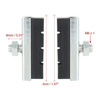 X AUTOHAUX Brake Pads Bicycle Block Shoes Pads Mountain Bike MTB 40mm for 26inch Bike Tire 3 X AUTOHAUX Brake Pads Bicycle Block Shoes Pads Mountain Bike MTB 40mm for 26inch Bike Tire