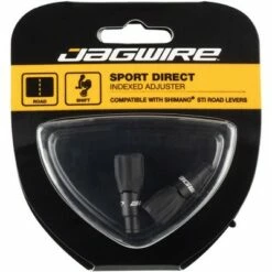 Jagwire Sport 4mm Direct Rocket II Cable Tension Adjusters Pair, Black