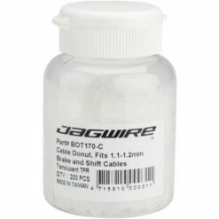 Jagwire Cable Spacer Donuts Clear 1.2mm Bottle of 600