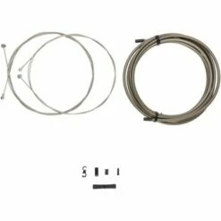 Jagwire Universal Sport Brake Cable Kit Carbon Silver With Lined Housing