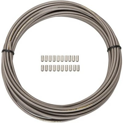 Jagwire 5mm Sport Brake Housing with Slick-Lube Liner 10M Roll, Titanium 3 Jagwire 5mm Sport Brake Housing with Slick-Lube Liner 10M Roll, Titanium