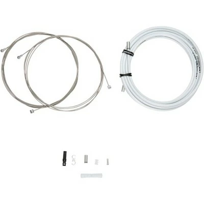 Jagwire Universal Sport Brake XL Kit White Bicycle Brake Cable & Housing Set 6 Jagwire Universal Sport Brake XL Kit White Bicycle Brake Cable & Housing Set - Image 4