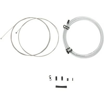 Jagwire 2x Sport Shift Cable Kit SRAM/Shimano, Sterling Silver 3 Jagwire 2x Sport Shift Cable Kit SRAM/Shimano, Sterling Silver
