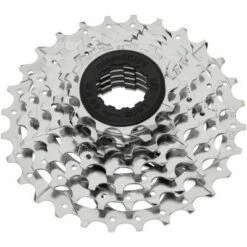 microSHIFT H07 Cassette - 7 Speed, 12-28t, Silver, Nickel Plated
