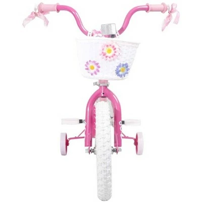 Joystar Petal Kids Toddler Pedal Bike Bicycle with Training Wheels, Rubber Air Tires, and Coaster Brakes, for Ages 2 to 4 4 Joystar Petal Kids Toddler Pedal Bike Bicycle with Training Wheels, Rubber Air Tires, and Coaster Brakes, for Ages 2 to 4 - Image 2