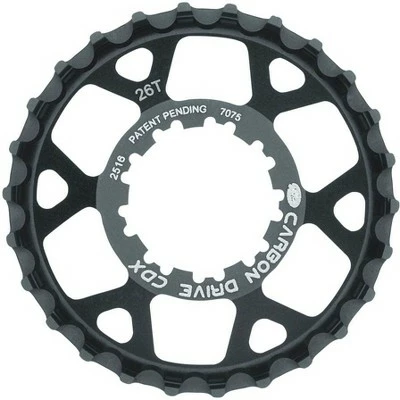 Gates Carbon Drive CDX:SL Ctr.Track Freehub 9-Spline Rear Sprocket - 26t 3 Gates Carbon Drive CDX:SL Ctr.Track Freehub 9-Spline Rear Sprocket - 26t - Image 2