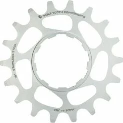 Wolf Tooth Single Speed Stainless Steel Cog: 17T, Compatiblewith 3/32" Chains