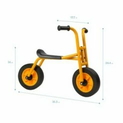 RABO powered by ECR4Kids My First Balance Walking Bike, Industrial Grade Kids Bike - Yellow/Black