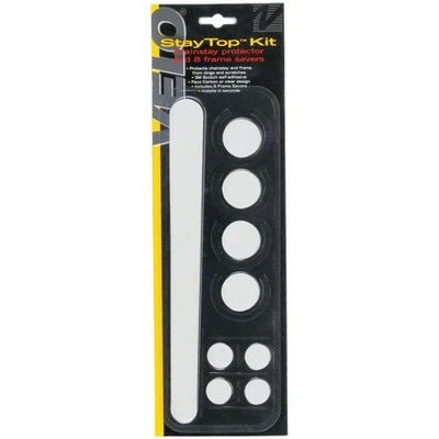 Velo StayTop Kit Chainstay & 8 Frame Savers Clear 3 Velo StayTop Kit Chainstay & 8 Frame Savers Clear