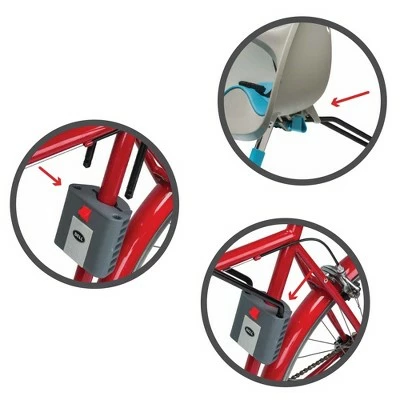 Bell Sports Mini Shell Front Bike Child Carrier - Gray 5 Bell Sports Mini Shell Front Bike Child Carrier - Gray - Image 3