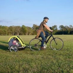 Cyclic Double 2 Seat Kids' Bike Trailer - Gray/Green 9 Cyclic Double 2 Seat Kids' Bike Trailer - Gray/Green -US Bikes & Cycling Sales 2023 unnamed file 1689