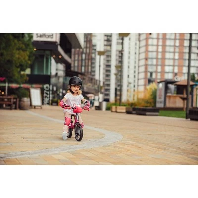 Globber Go 8.5" Kids' Balance Bike - Neon Pink 7 Globber Go 8.5" Kids' Balance Bike - Neon Pink - Image 5