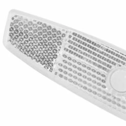 X AUTOHAUX Plastic Clip-on Reflective Warning Reflector for Bike Bicycle Accessories 4.21"x1.06"x0.51" White 2pcs -US Bikes & Cycling Sales 2023 unnamed file 1835