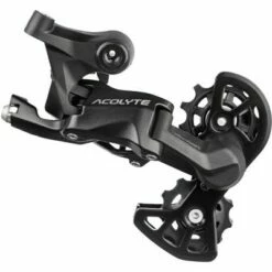 microSHIFT Acolyte Super Short Rear Derailleur - 8 Speed, Super Short Cage, Black