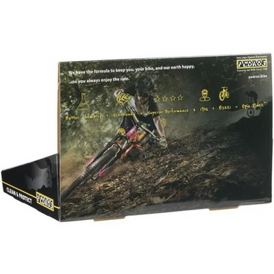 Pedro'S Bike Care Pop Display, Large Holds 6 16Oz Cleaners Enhances Sales 3 Pedro'S Bike Care Pop Display, Large Holds 6 16Oz Cleaners Enhances Sales
