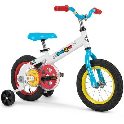 Huffy Grow 2 Go Conversion 12" Kids' Balance Bike - Gray 4 Huffy Grow 2 Go Conversion 12" Kids' Balance Bike - Gray - Image 2