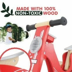 Leo & Friends Kid's' Wooden Red Scooter Bike 9 Leo & Friends Kid's' Wooden Red Scooter Bike -US Bikes & Cycling Sales 2023 unnamed file 220
