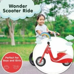 Leo & Friends Kid's' Wooden Red Scooter Bike 11 Leo & Friends Kid's' Wooden Red Scooter Bike -US Bikes & Cycling Sales 2023 unnamed file 222