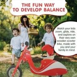 Leo & Friends Kid's' Wooden Red Scooter Bike 12 Leo & Friends Kid's' Wooden Red Scooter Bike -US Bikes & Cycling Sales 2023 unnamed file 223