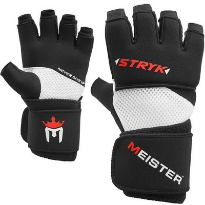 Meister Wrist Wrap Stryk Gloves with EliteGel Black 2 Meister Wrist Wrap Stryk Gloves with EliteGel Black