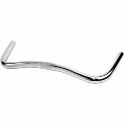 Velo Orange Porteur 15mm Rise Or Drop Handlebar Silver Cruiser Bike Bars