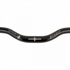 Origin8 Stash Bar Riser Black 25.4mm 540mm AL6061 | Removable Alloy End Caps