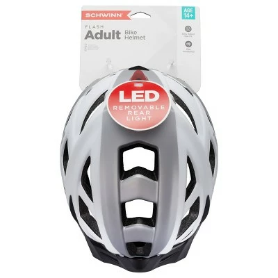 Schwinn Women's Flash Bike Helmet - Gray/White 4 Schwinn Women's Flash Bike Helmet - Gray/White - Image 3