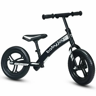Costway Babyjoy 12'' Balance Bike Kids No-Pedal Learn To Ride Pre Bike w/ Adjustable Seat Black 11 Costway Babyjoy 12'' Balance Bike Kids No-Pedal Learn To Ride Pre Bike w/ Adjustable Seat Black - Image 9