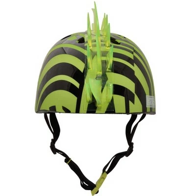 Krash! Dazzle LED Lighted Mohawk Youth Helmet - Green 6 Krash! Dazzle LED Lighted Mohawk Youth Helmet - Green - Image 4