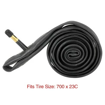 X AUTOHAUX Bike Inner Tube US Valve American Type Valve Bicycle Inner Tube 700x23C 4 X AUTOHAUX Bike Inner Tube US Valve American Type Valve Bicycle Inner Tube 700x23C - Image 2