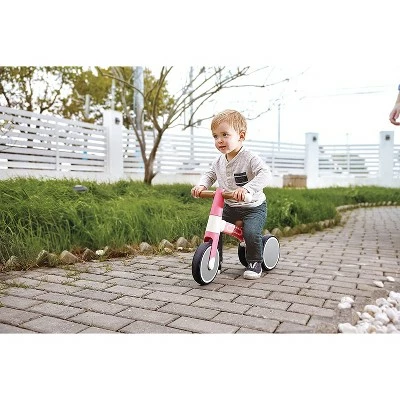 Hape First Time Balance Lightweight Free Riding Tricycle with Magnesium Frame and Adjustable Seat, Vespa Pink, for Toddlers Ages 18 Months and Up 4 Hape First Time Balance Lightweight Free Riding Tricycle with Magnesium Frame and Adjustable Seat, Vespa Pink, for Toddlers Ages 18 Months and Up - Image 2