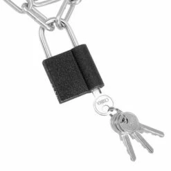 X AUTOHAUX Silver Zinc Plated 3.28 Feet Long Chain Lock with Padlock for Bicycle Cycling 10 X AUTOHAUX Silver Zinc Plated 3.28 Feet Long Chain Lock with Padlock for Bicycle Cycling -US Bikes & Cycling Sales 2023 unnamed file 3499