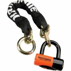 Kryptonite New York Cinch Ring Chain 1275 and Evolution Disc Lock Keyed 70cm