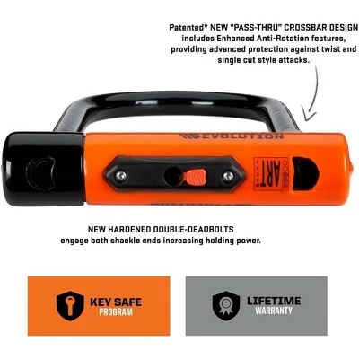 Kryptonite Evolution Series U-Lock 4 x 11.5" Black 4 Kryptonite Evolution Series U-Lock 4 x 11.5" Black - Image 2