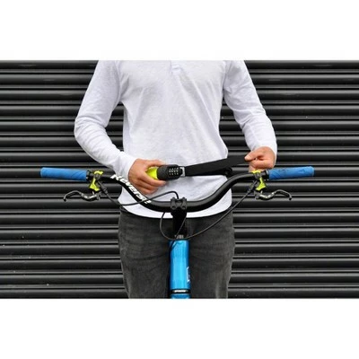 Hiplok Spin Wearable 4 Digit Combination Chain Lock Yellow 6mm Chain 75cm Long 3 Hiplok Spin Wearable 4 Digit Combination Chain Lock Yellow 6mm Chain 75cm Long