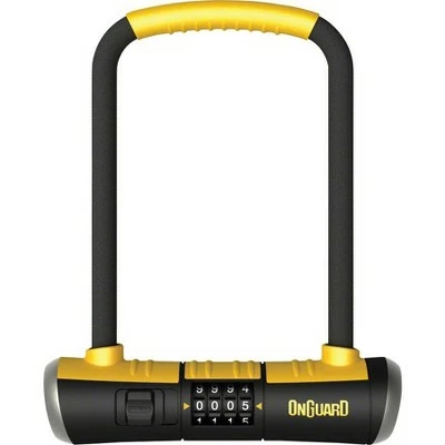OnGuard BullDog Series U-Lock 4.5 x 9" Black/Yellow Combination 3 OnGuard BullDog Series U-Lock 4.5 x 9" Black/Yellow Combination