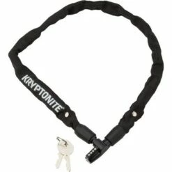Kryptonite Keeper 465 Chain Lock with Key Lightweight Steel 4mm x 65cm Black