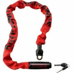 Kryptonite Keeper 785 Integrated Steel Chain Lock Keyed 7mm x 85cm Red