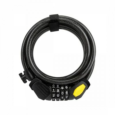 Sunlite Defender Combo Cable Lock Combo 10mm 6`/183cm 3 Sunlite Defender Combo Cable Lock Combo 10mm 6`/183cm