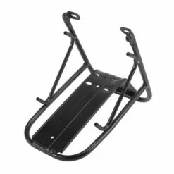 X AUTOHAUX Aluminum Alloy Bicycle Bike Front Cargo Luggage Carrier Rack Kit 22 lbs Capacity