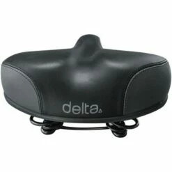 Delta Cycle Delta Cruiser Saddle - Steel, Black