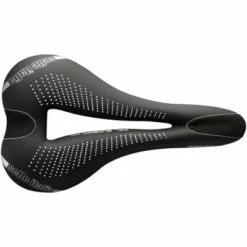 Selle Italia Diva Gel Superflow Saddle - Black Rail Material: Titanium Width: 135