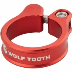 Wolf Tooth Seatpost Clamp- Red Diameter: 31.8