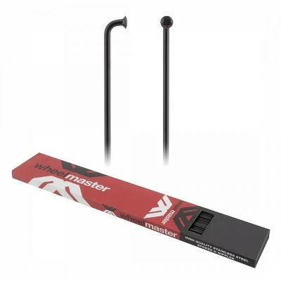 Wheel Master Black Stainless Steel Spokes J-Bend 2.0 298mm Black 3 Wheel Master Black Stainless Steel Spokes J-Bend 2.0 298mm Black